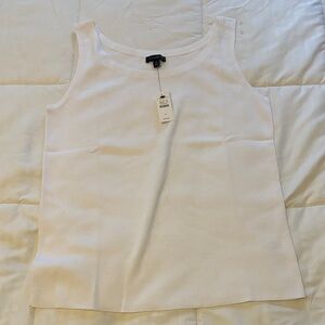 Talbots Classic White Tank Top